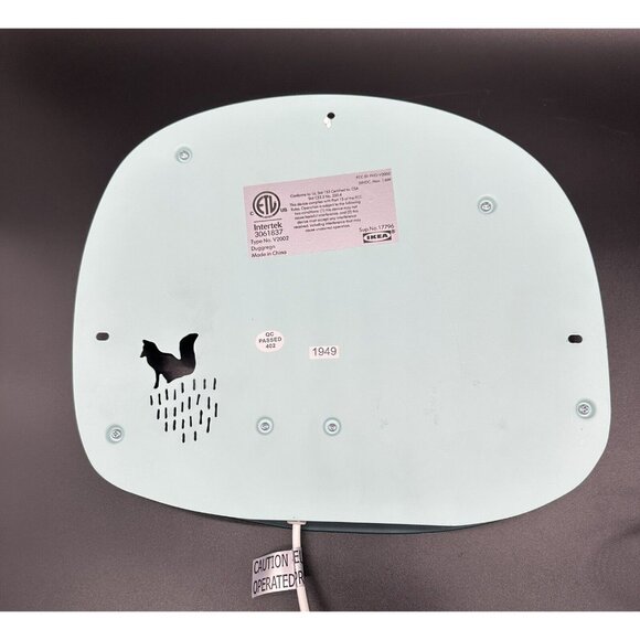 Fox Lamp IKEA DUGGREGN LED Children Nursery Wall Mount Forest Woodland Turquoise - Picture 9 of 11